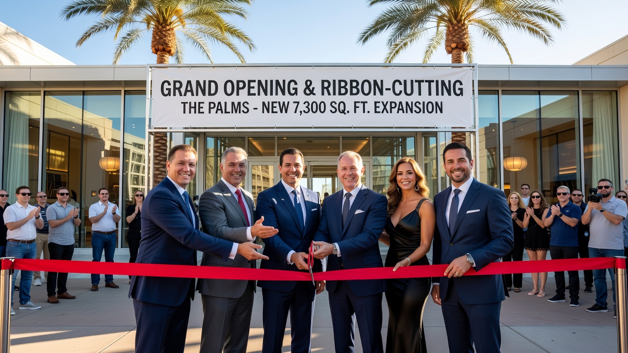 Interior view of the new 7,300-square-foot nonsmoking slot area with 224 machines at the Palms casino